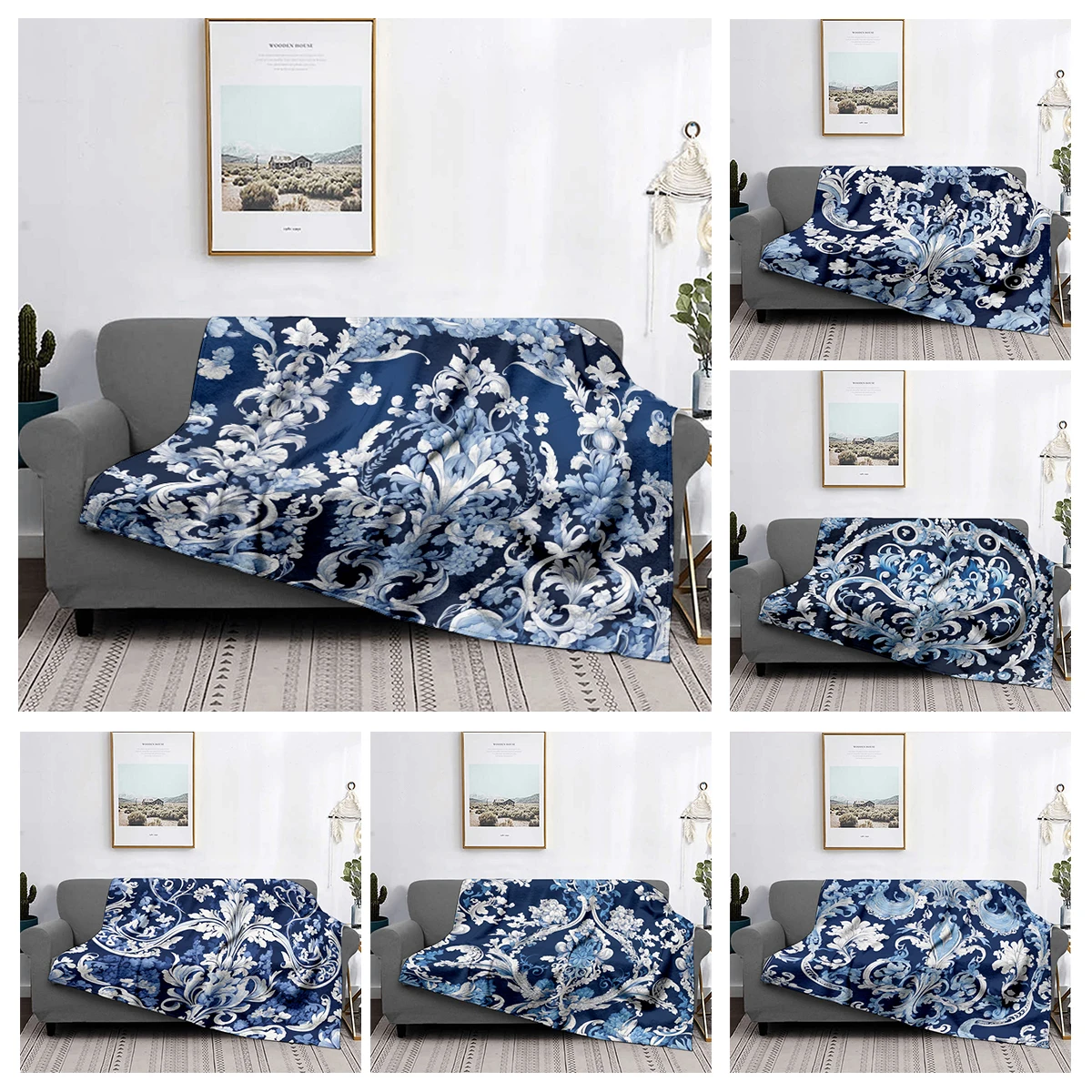 Home decoration plush Throw Sofa blanket Bedspread on the bed fluffy soft blankets decor Plaid Modern Persia boho Blankets