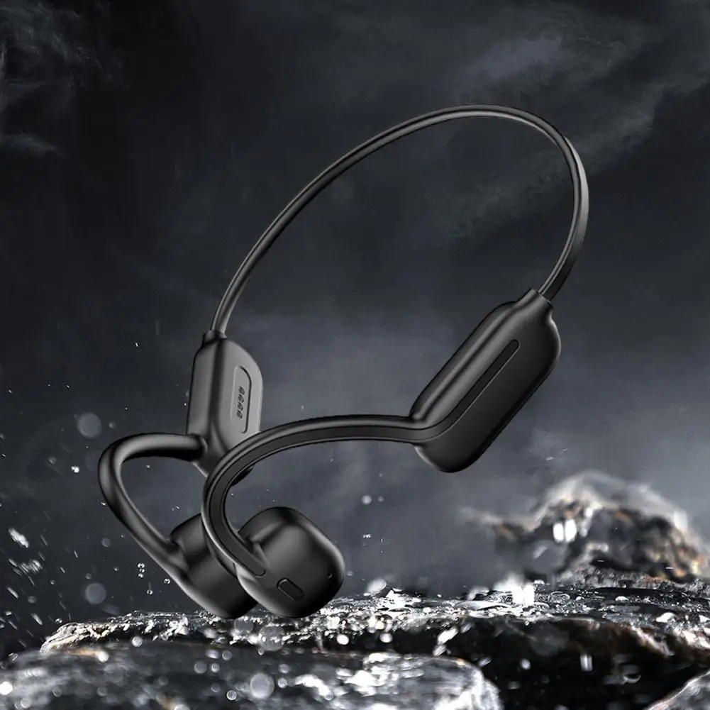 Noise-cancelling Bone Conduction Headset Bone Conduction Earphone Ipx8 Waterproof Bone Conduction Bluetooth for Sports