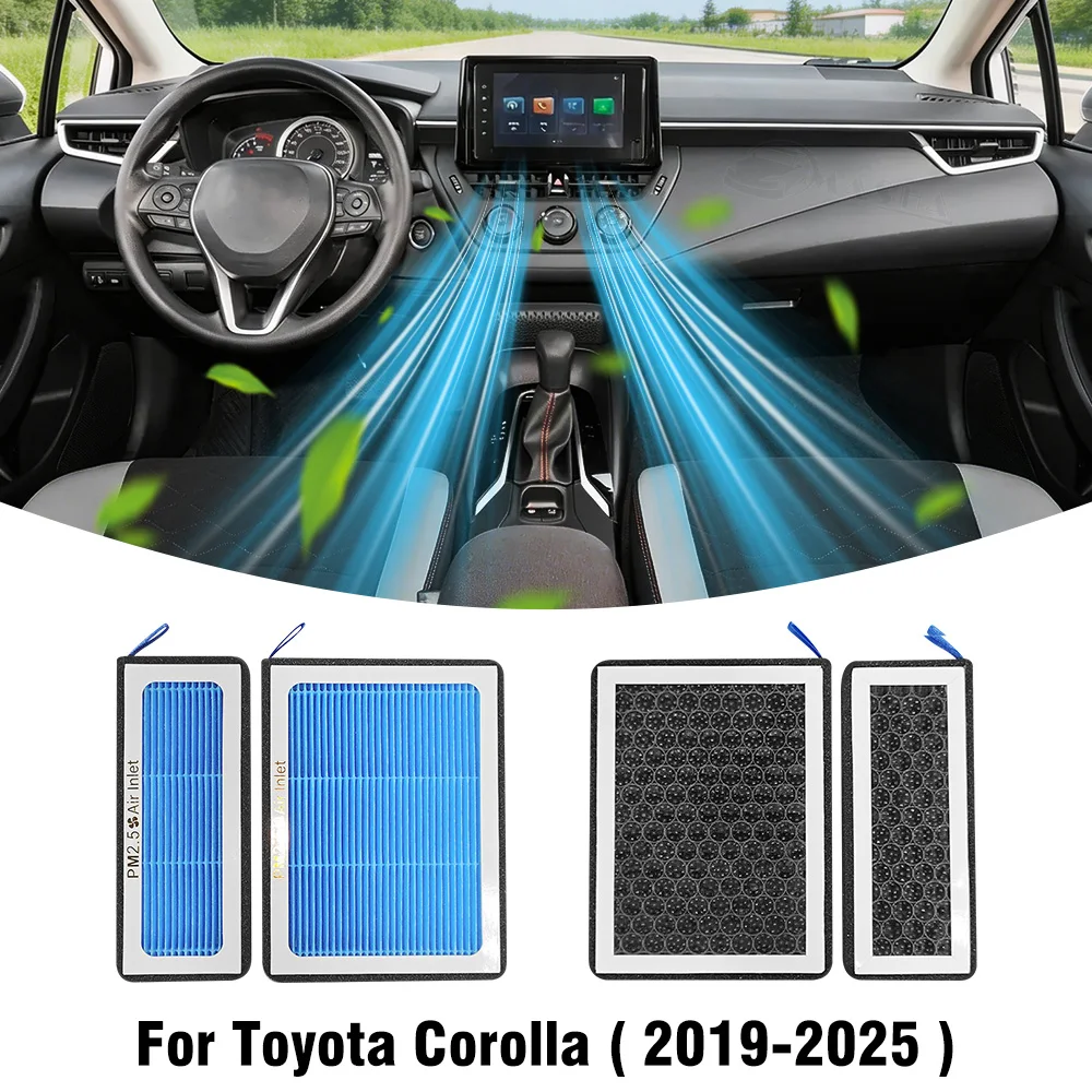 CF12157 Cabin Air Filter for Toyota Corolla 2019 2020 2021 2022 2023 2024 2025 with Activated Carbon Replacement Air Filters