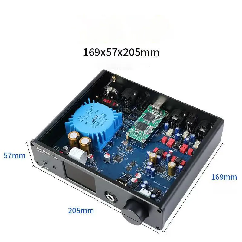 AK4499EX decodificador de fiebre HIFI totalmente equilibrado, amplificador de auriculares independiente, reproductor de escritorio DSD512