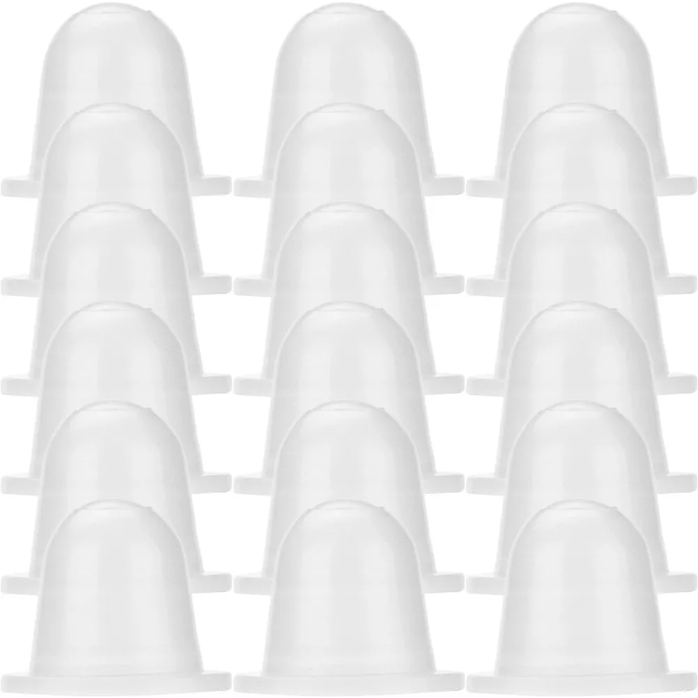 

100 шт. многоразовых силиконовых стаканчиков для пигмента, прозрачные контейнеры для тату-чернил, устойчивое основание для хранения чернил, портативные принадлежности для татуировок