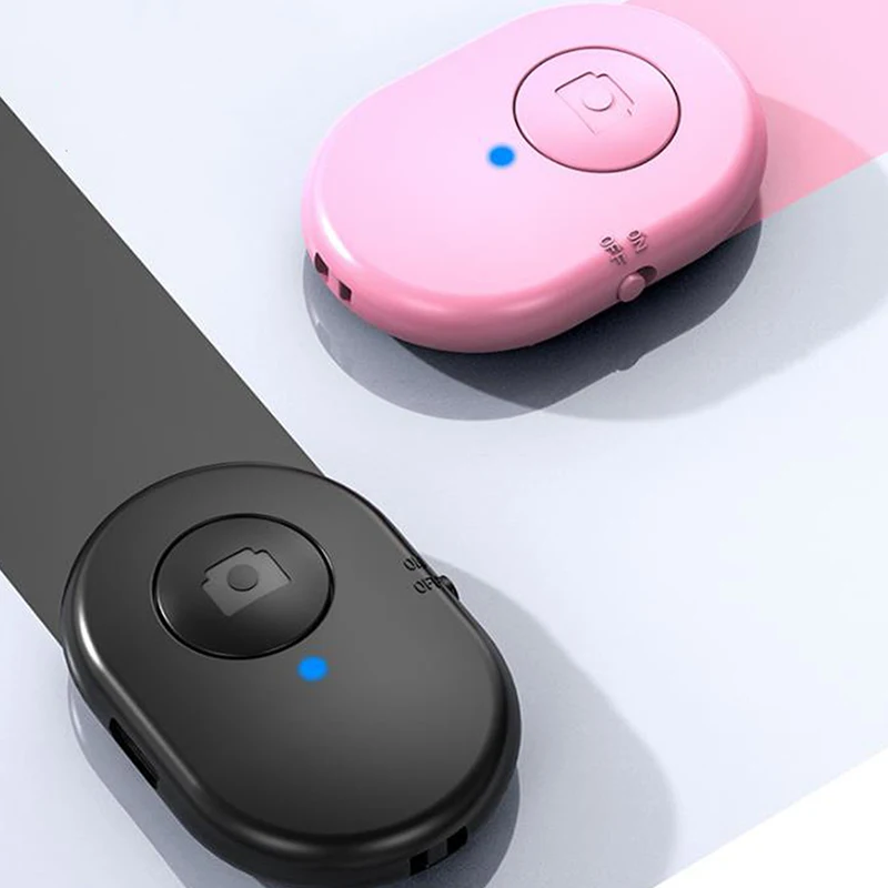 Mini Wireless Rechargeable Self-timer Bluetooth-Compatible 4.0 Selfie Stick Shutter With Switch Button Selfie Controller-F(x)