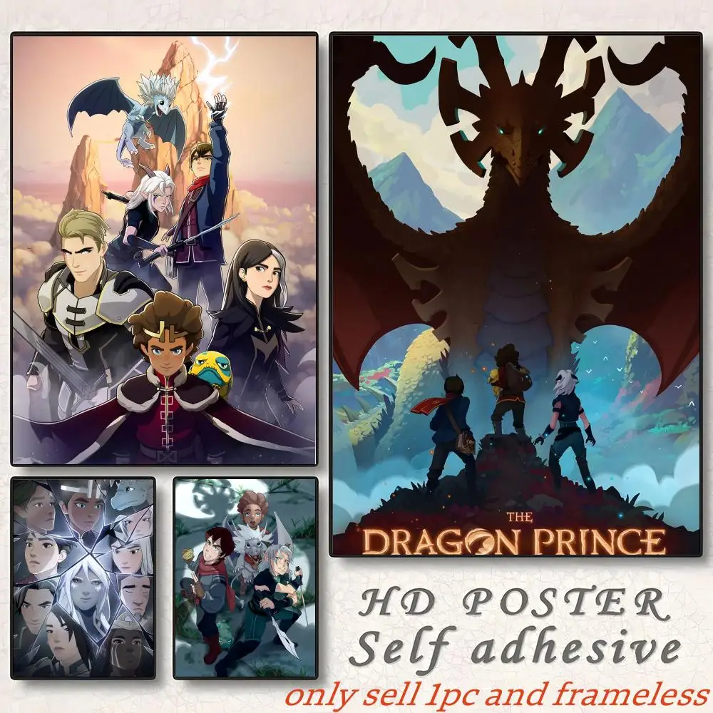 Anime Cartoon The Dragon Prince-P Poster Poster painting with prints Home bedroom living room decoration gift