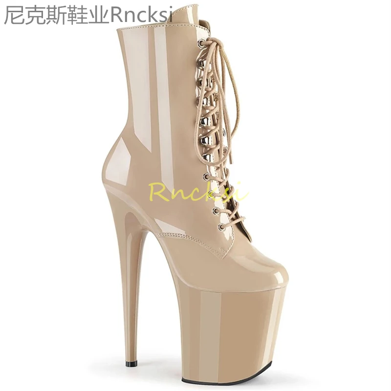 

20cm With high catwalk shoes, female models, stiletto sandals, nightclubs,high pole dancing women's shoes