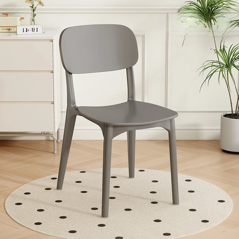 

Comfortable White Dining Chairs Modern Luxury Trendy European Dining Chairs Plastic Kitchen Chaise Salle A Manger Home Furniture