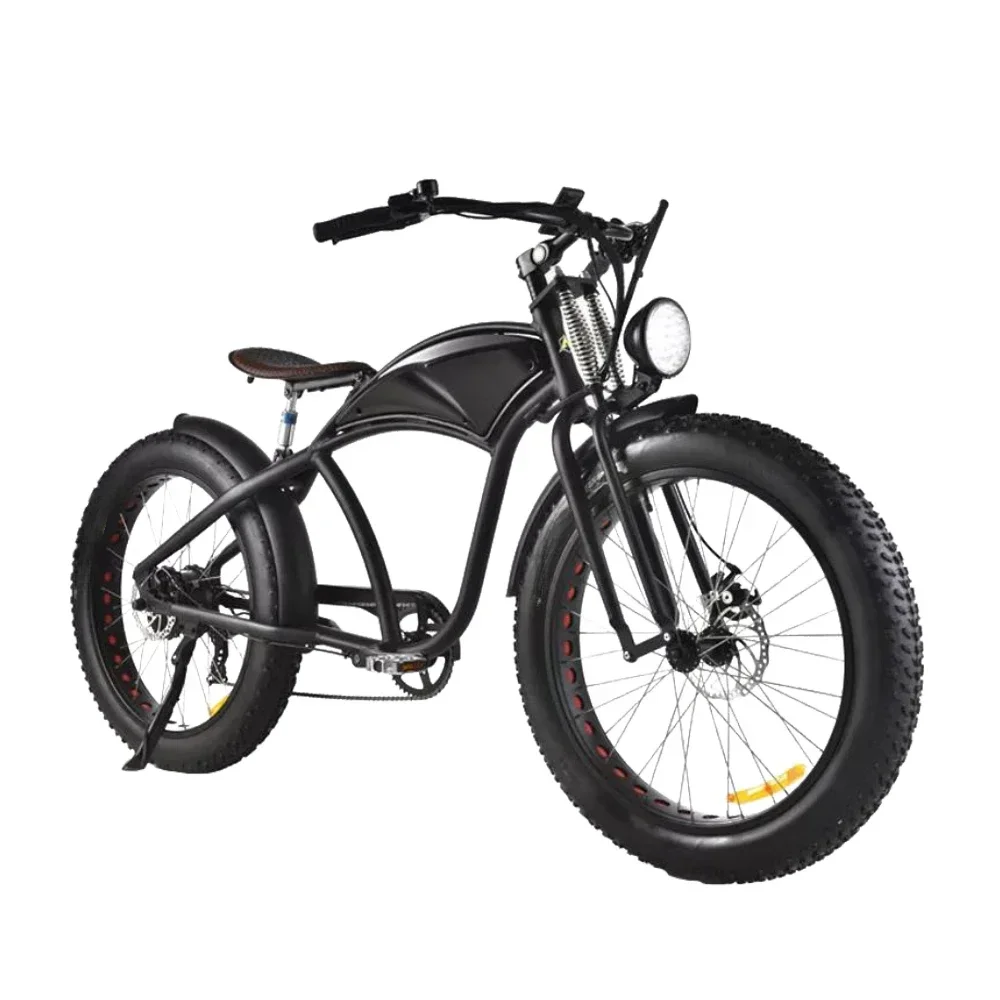 

-для 12 Ач, 36 В, 26 дюймов, винтажный электрический велосипед с толстыми шинами, горный велосипед