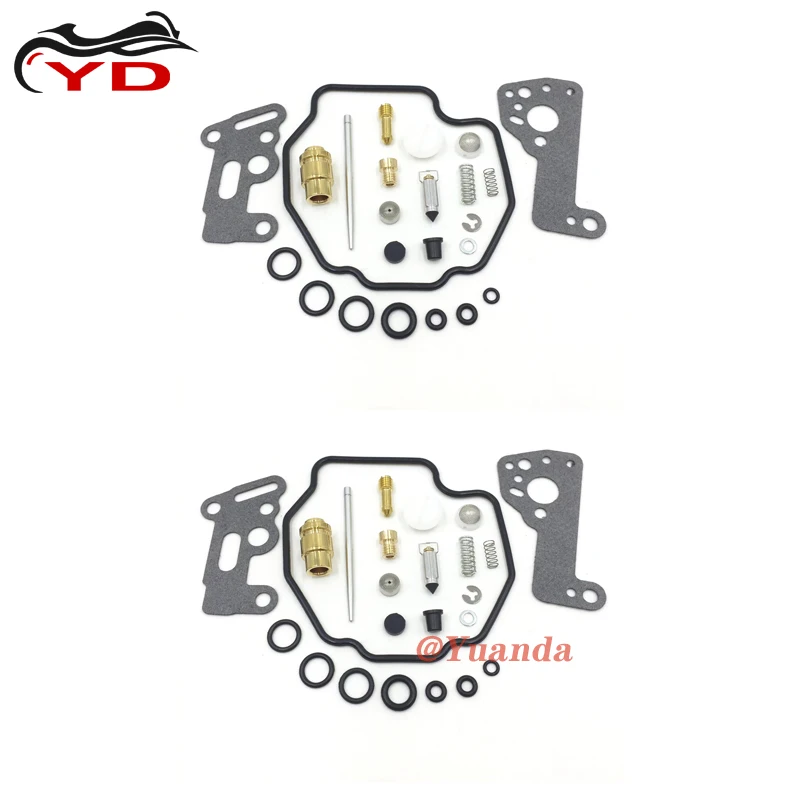 

2 Sets Motorbike Carburetor Repair Rebuild Kit Fit for Yamaha VMX1200 Royale XVZ1300D Venture XVZ1300