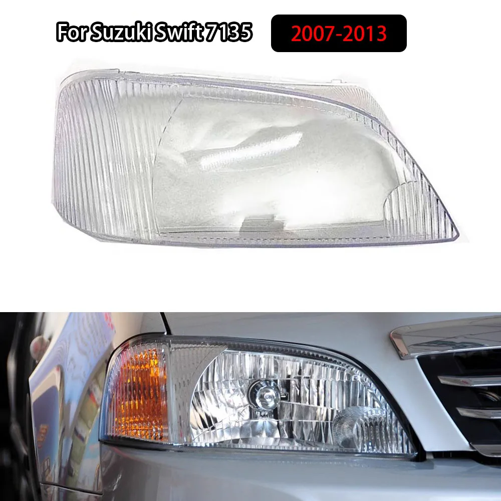 

For Suzuki Swift 7135 2007-2013 Headlight Cover Transparent Mask Headlamp Lamp Shell Lens Replace Original Lampshade Plexiglass