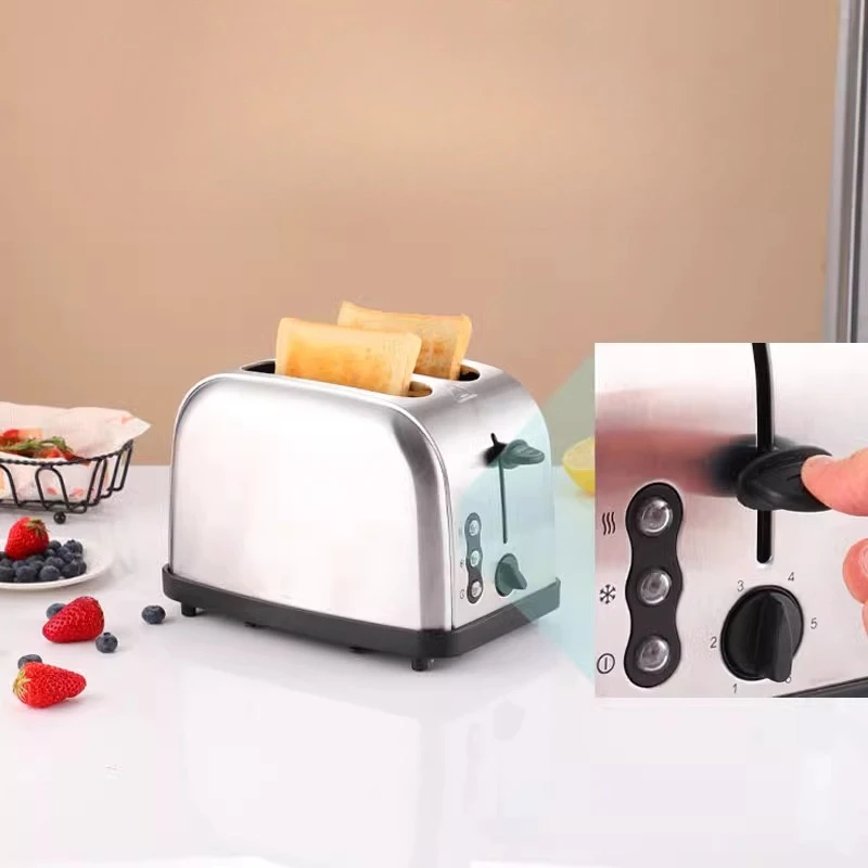 220V Fully Automatic Toaster Toaster  2 Slices 4 Slices Heated Toast