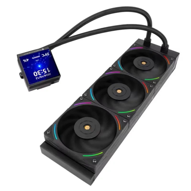 

For Hyper Vision 360 ARGB Black Ultimate Vision CPU Water Cooling Fan with S-FDB Bearing for Computer Case