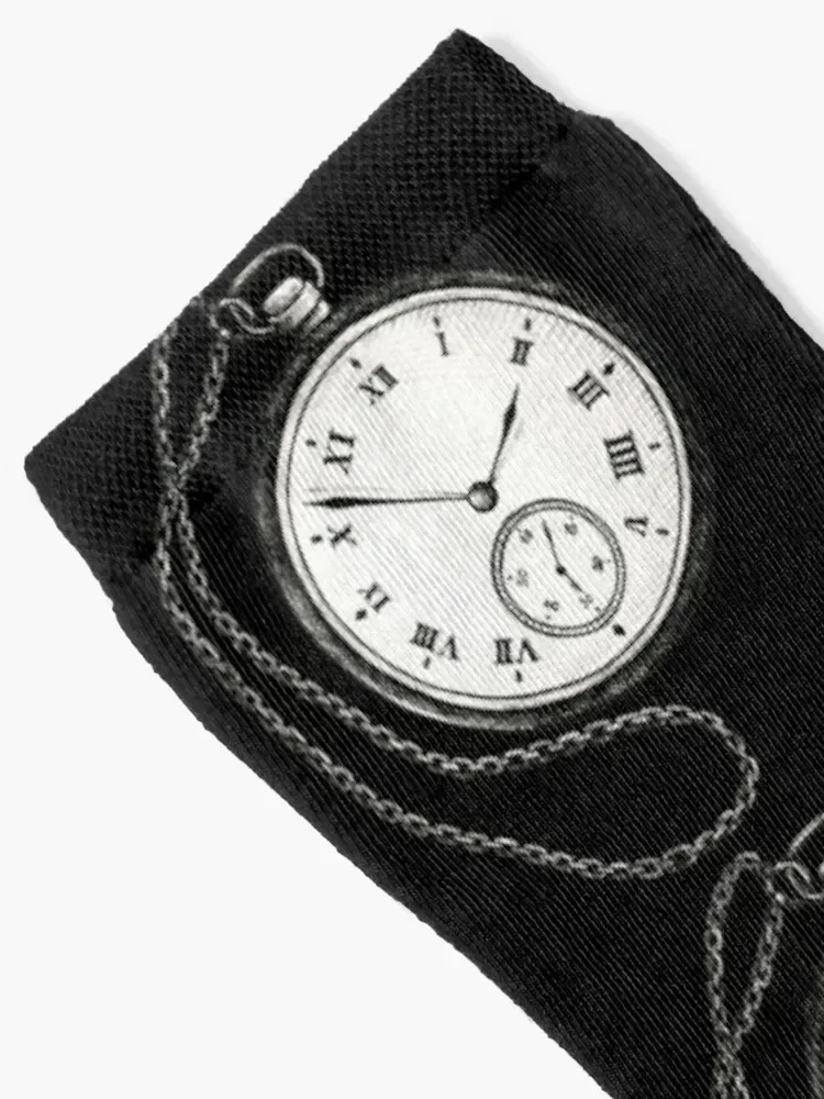 Vintage Pocket Watch Socks Rugby cycling Socks Woman Men's