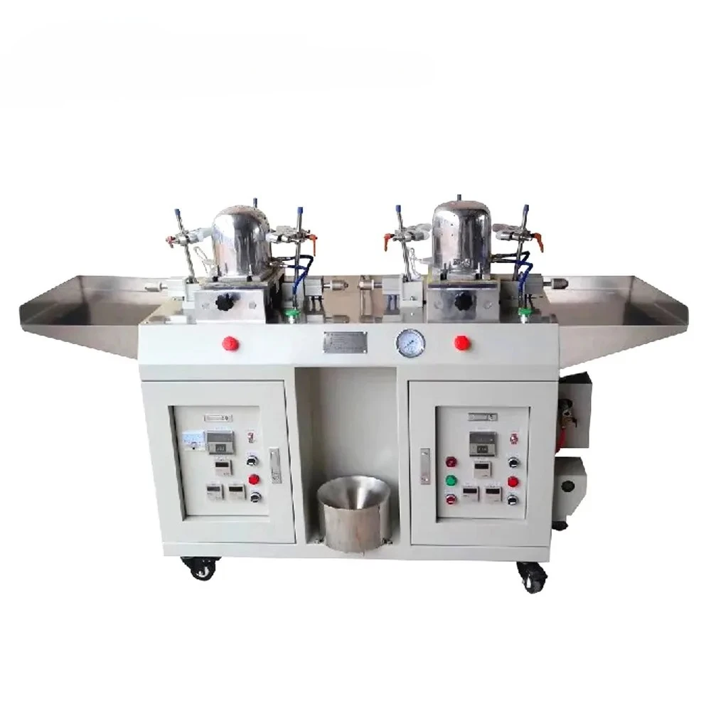 AS-IC02 آلة كي قبعة البيسبول الأوتوماتيكية آلة صنع الأغطية برأسين #2