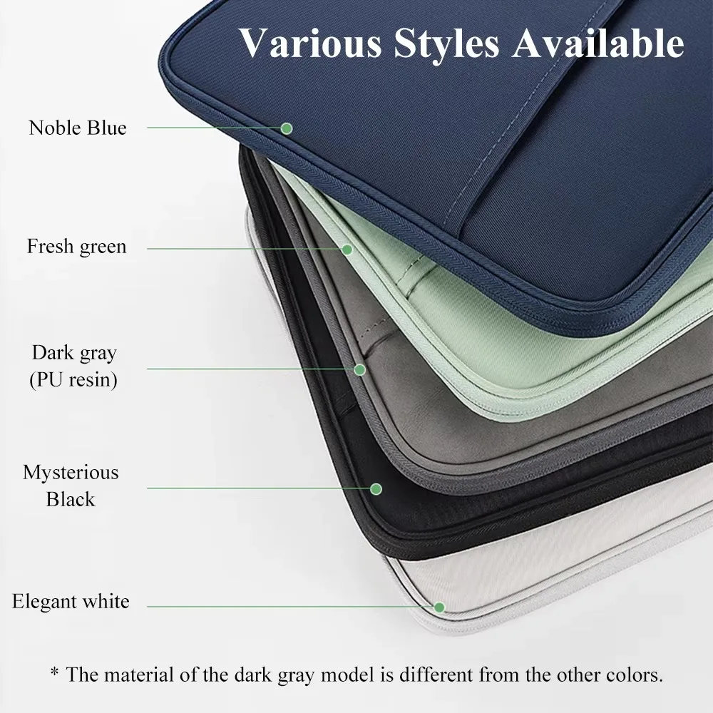 Borsa per laptop per custodia protettiva per tablet da 11/13 pollici Custodia da trasporto imbottita antiurto adatta per iPad MacBook Xiaomi HUAWEI Lenovo