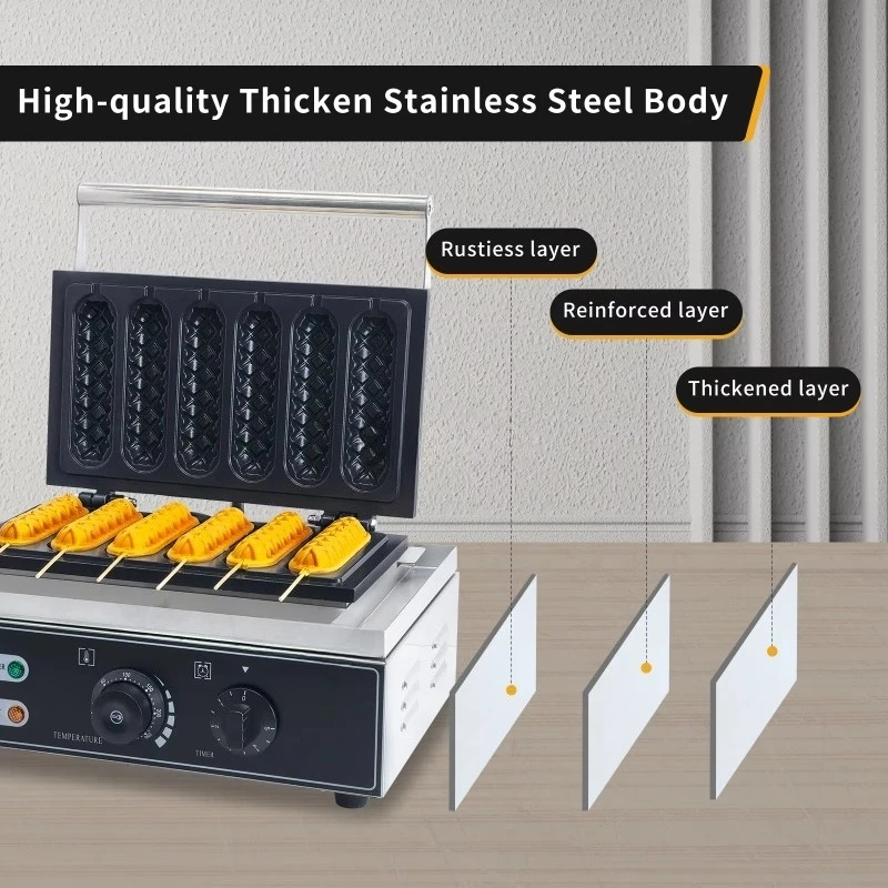 110V/220v commercial waffle maker, bread maker 6