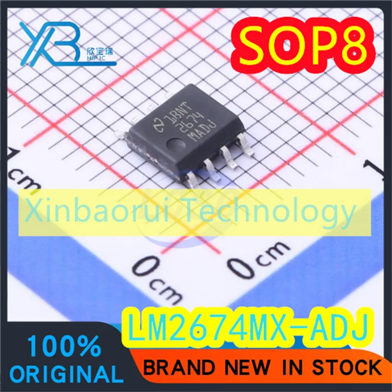 (5/40pieces) LM2674M-ADJ LM2674MX-ADJ 2674MADJ switching regulator chip SMD SOP8 100% brand new good quality electronics