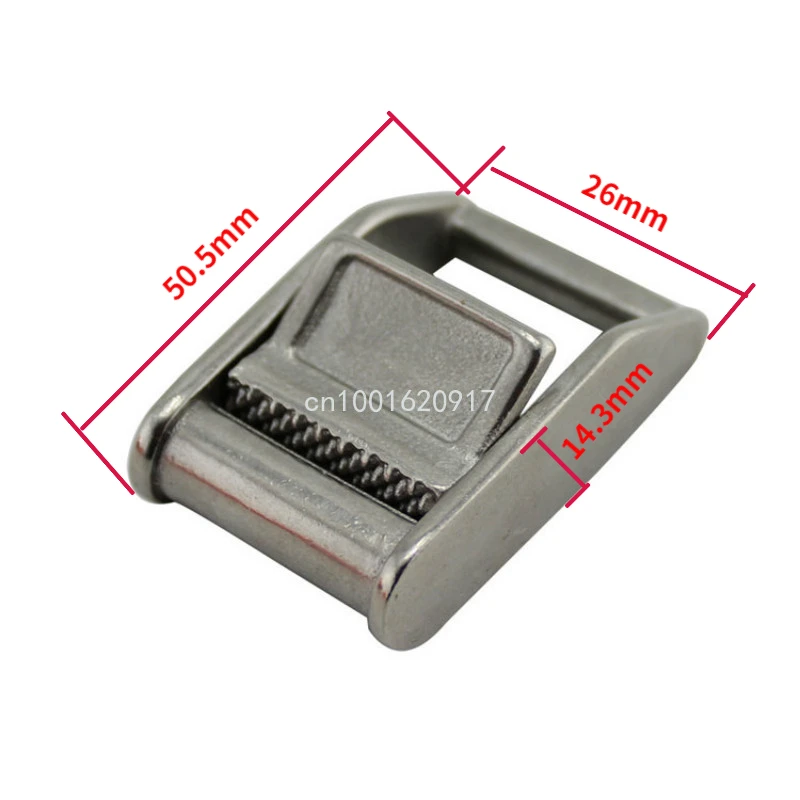 316 stainless steel Cam Buckle Ratchet Buckle Tie Down Strap or Webbing Cargo Lashing Lash Luggage Bag Belt Metal Buckle