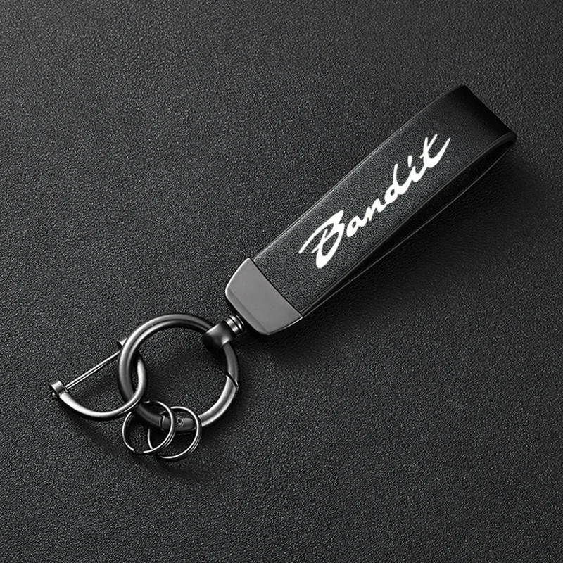 For SUZUKI Bandit S650 600 650 1200/S/N 1250 1250S GSF 1250 650 Motorcycle Color Changing Leather Trendy Brand Keychain