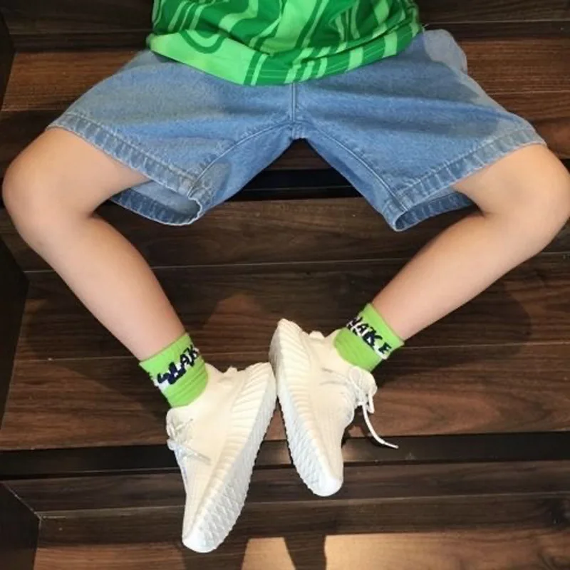 2026New Boys Summer Fashion Denim Shorts Kids Casual Loose Thin Knee-Length Trousers for 3-12 Years Teenager Outdoor Jeans Pants view 4