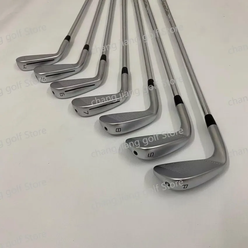 24 New Men's Golf Clubs silvery p790 Golf Irons fifth generation 7pcs 4-9P R/S/SR Flex Steel/Graphite Shaft