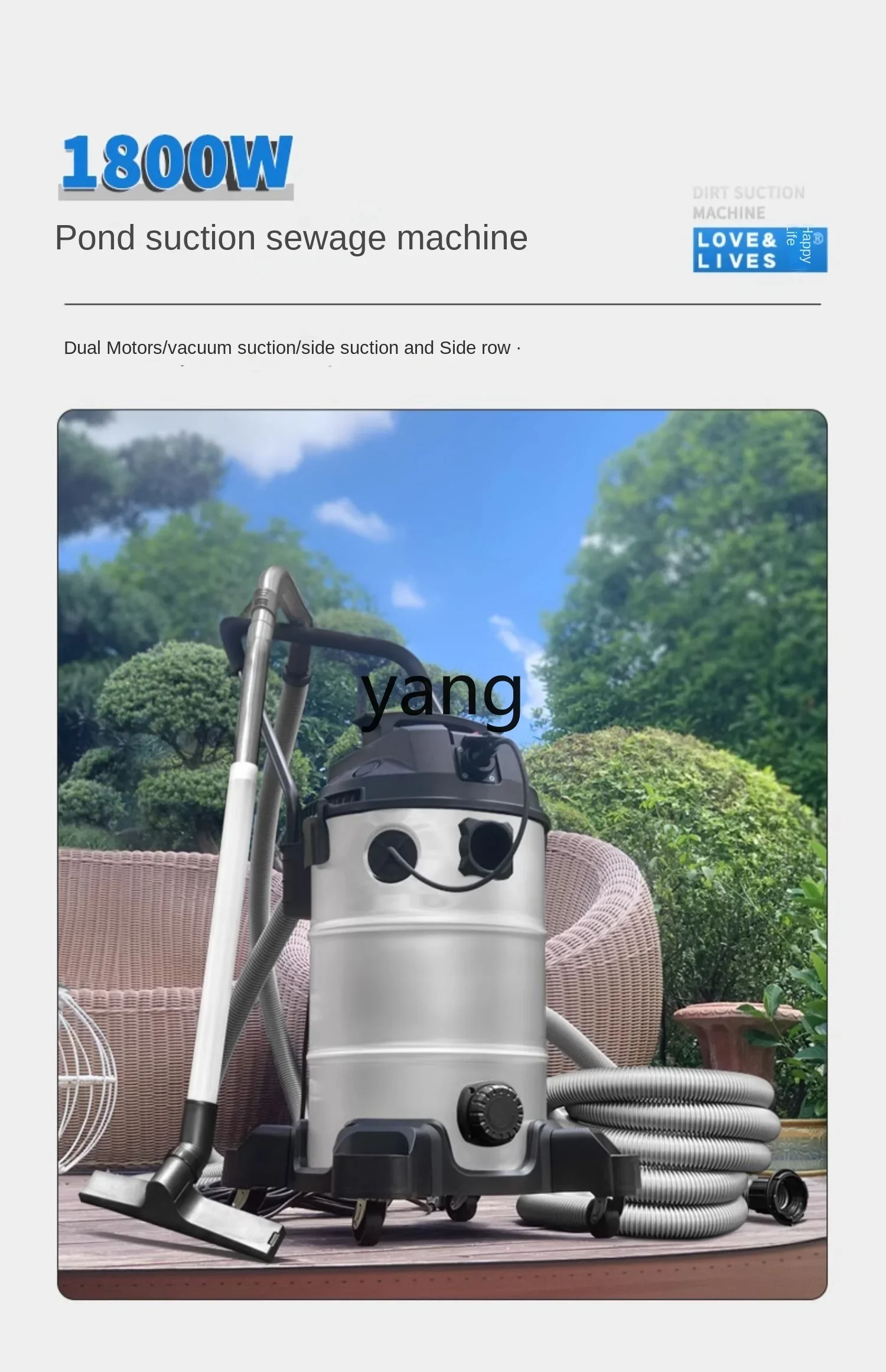 CX  Cleaning Gadget Underwater Dust Suction Wall-Hung Urinal Fish Pond Silt Suction Machine