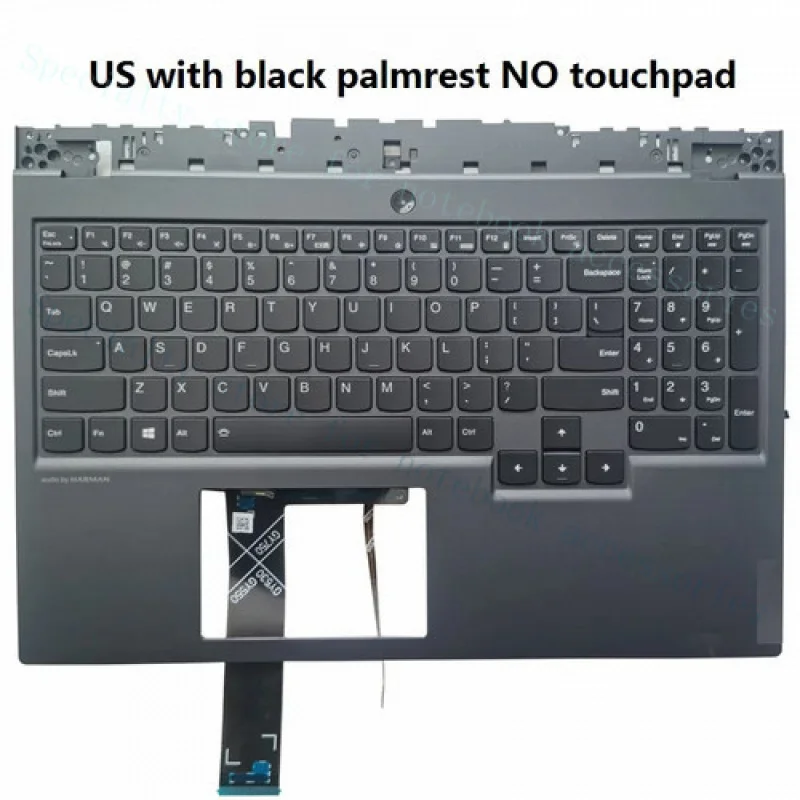 A+ For Lenovo Legion 5-15IMH05H 5-15IMH05 Russian/US laptop keyboard  Palmrest