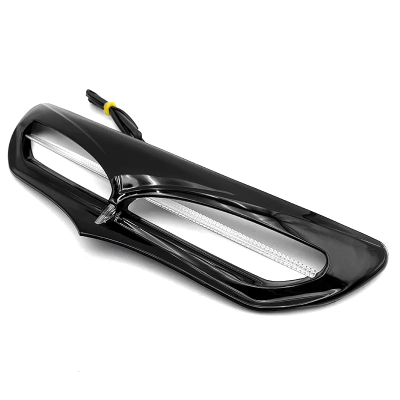 For Harley Touring Electra Street Glide Tri Glide Ultra FLHX FLHTK Motorcycle LED Light Batwing Fairing Vent Trim Accent Parts