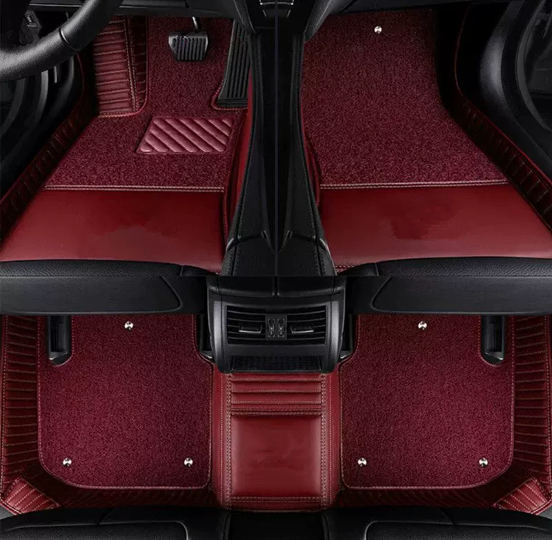

Custom special car floor mats for Mercedes Benz AMG C 43 Saloon W206 2026-2022 waterproof rugs double layers carpets for C43