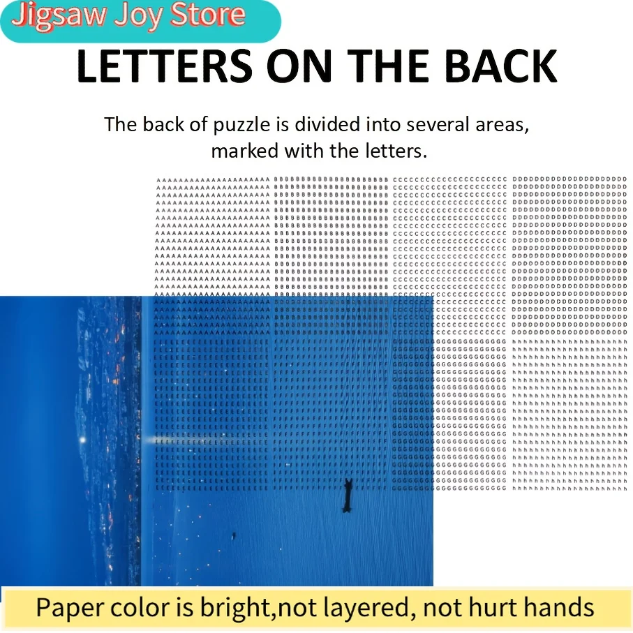 1 Duży Puzzle dla Dorosłych - Motyw Północnego Wybrzeża z Widokiem na Miasto, Trudne Puzzle z Ponad 500 Unikalnymi Elementami, Prezent Urodzinowy