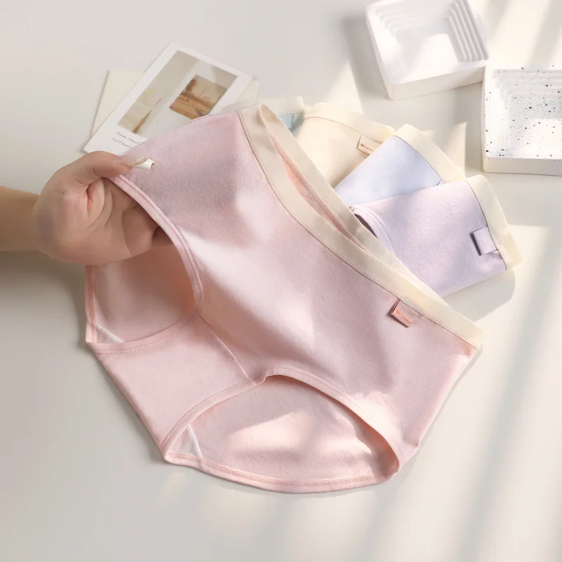 여성용 통기성 브리프, 엉덩이 리프터, 심리스 팬티, 섹시 란제리, 코튼 속옷, 여성용 플러스 사이즈, 3 개