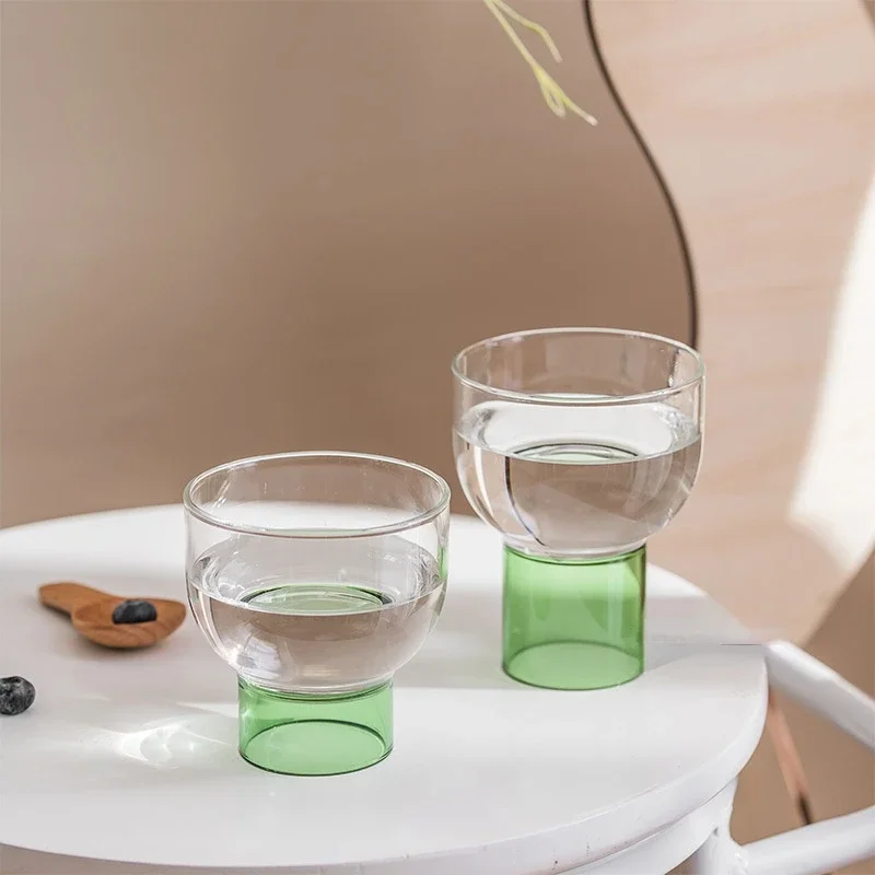 Small Fresh Heat-resistant Glass Coffee Cups Beer Cup Beverage Bottle Office Home Beauty Water Jug Pot and Cup Set