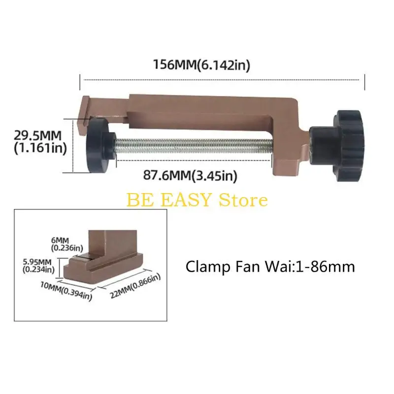 E28F 편안한 작동 GClip 목공 전기 원형 톱 클램프 필수