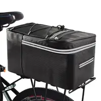 Bolsa de asiento trasero para bicicleta, portaequipajes para bicicleta de montaña, MTB, bolsas traseras de viaje impermeables, accesorios de almacenamiento