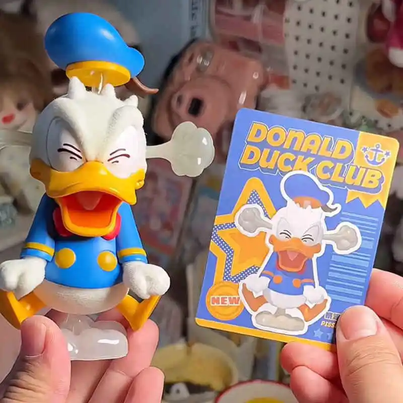 Original Disney Donald Duck Club Series Blind Box Anime Room Mysterious Box Toys Desktop Room Decoration Holiday Birthday Gifts