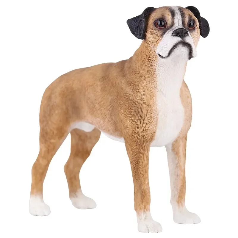 

Boxer dog simulation dog model car ornament soldier peripheral figure creative gift handicraft