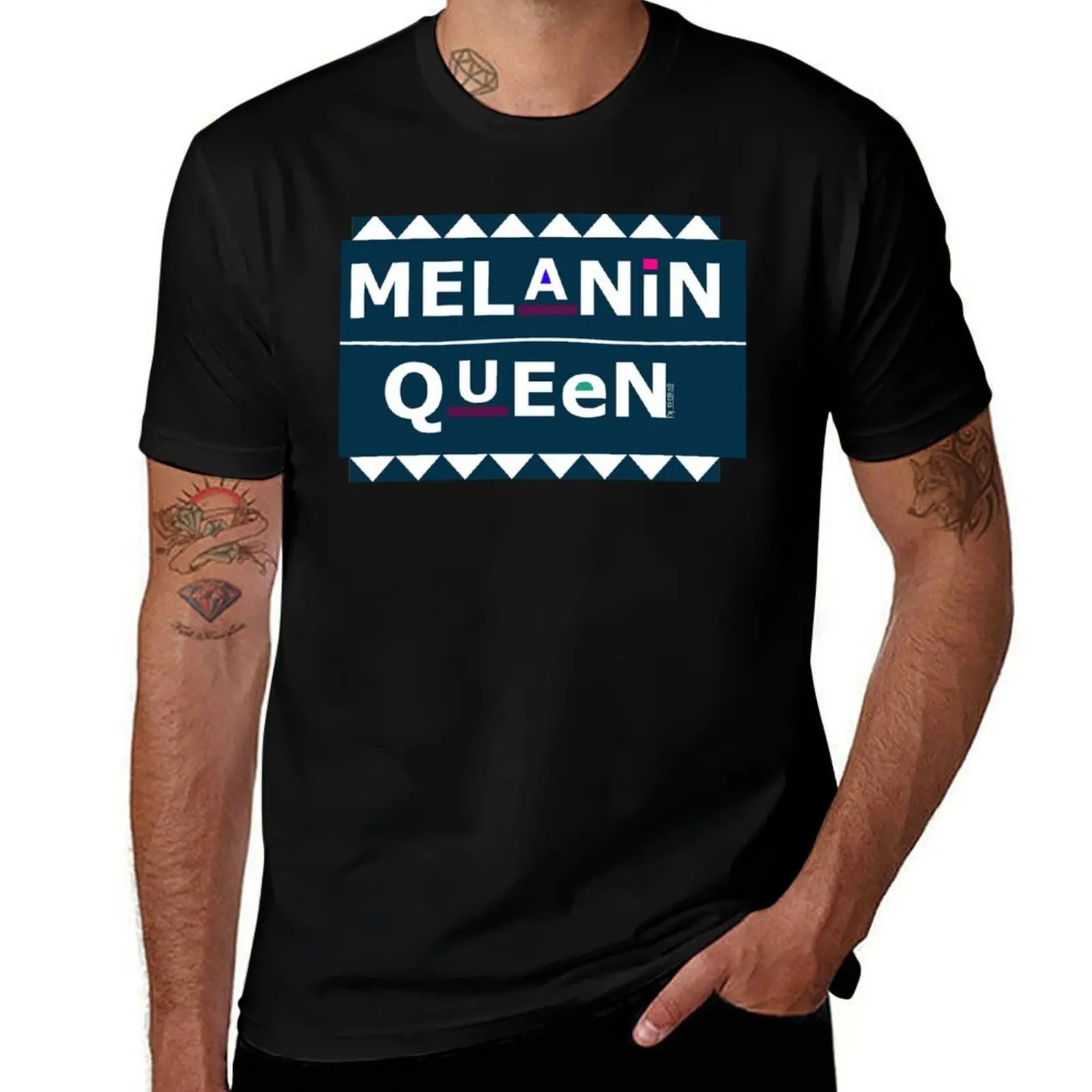 

Melanin Queen T-Shirt man t shirt heavy cotton t shirt man luxury mens graphic t shirts T-Shirt