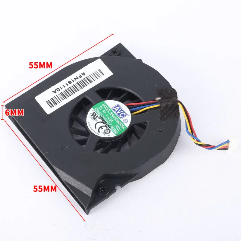 AVC 5V DC 55mm 55*55*8mm laptop blower fan-baaaplane 8fzh 4 batteries