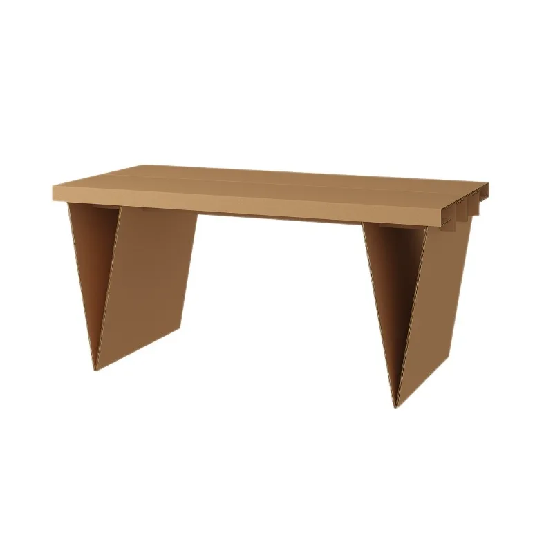 Corrugated Paper Step Display Rack, Self-assemble Showcase for Salon & Expo Merchandise