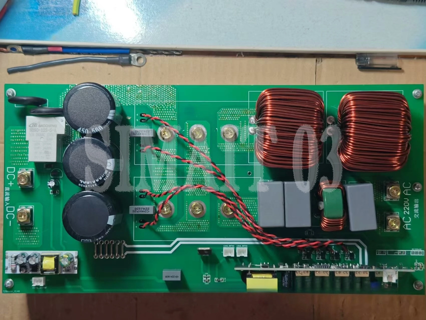 320V-850VDC Input 12KW New Energy Charging IGBT High Power Sine Wave Inverter Board Rear Stage Board