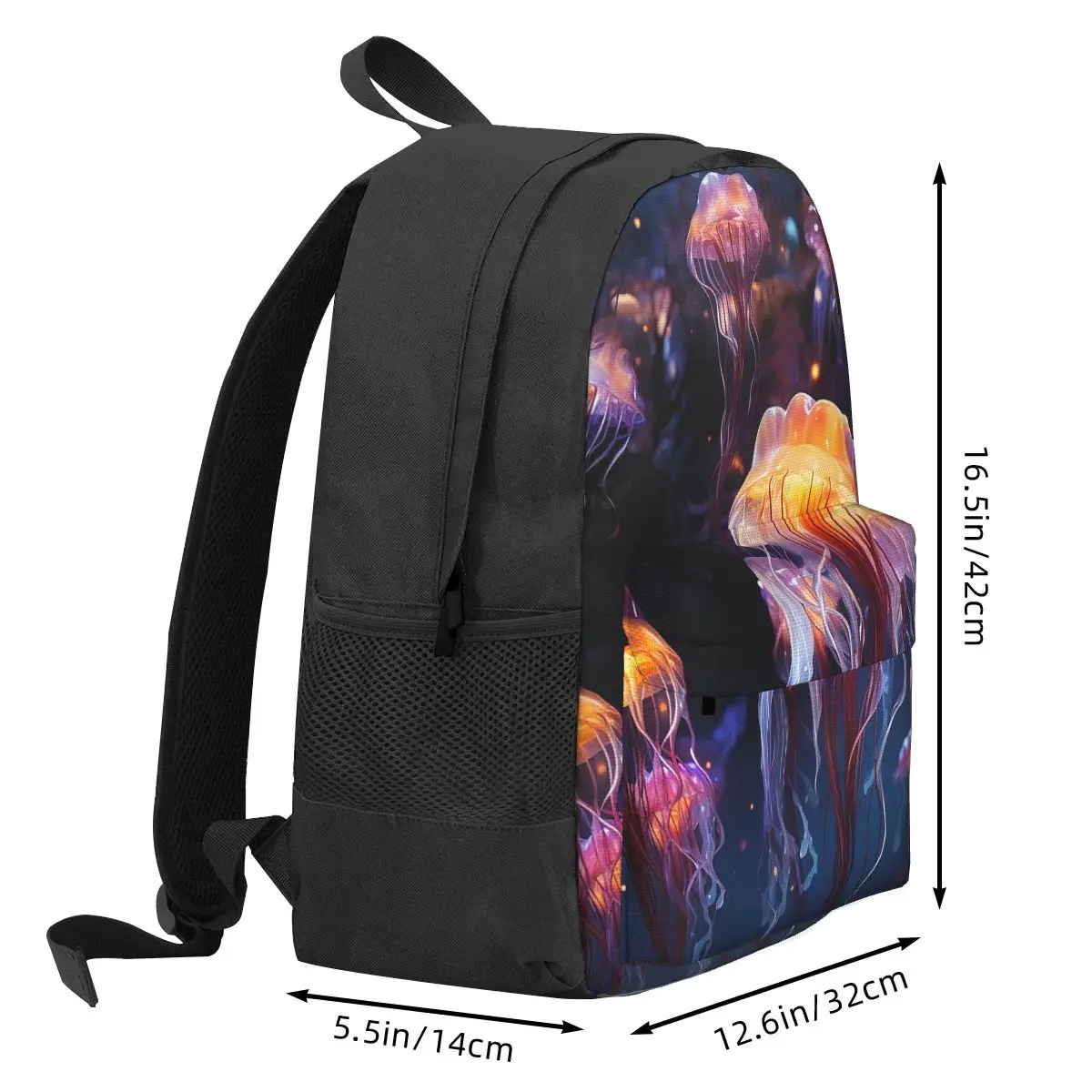 Glowing Guardians Luminescent Jellyfish Backpack Hot Sale Daypack Large Capacity BookBag School Bag Shoulder Bags for Men Women