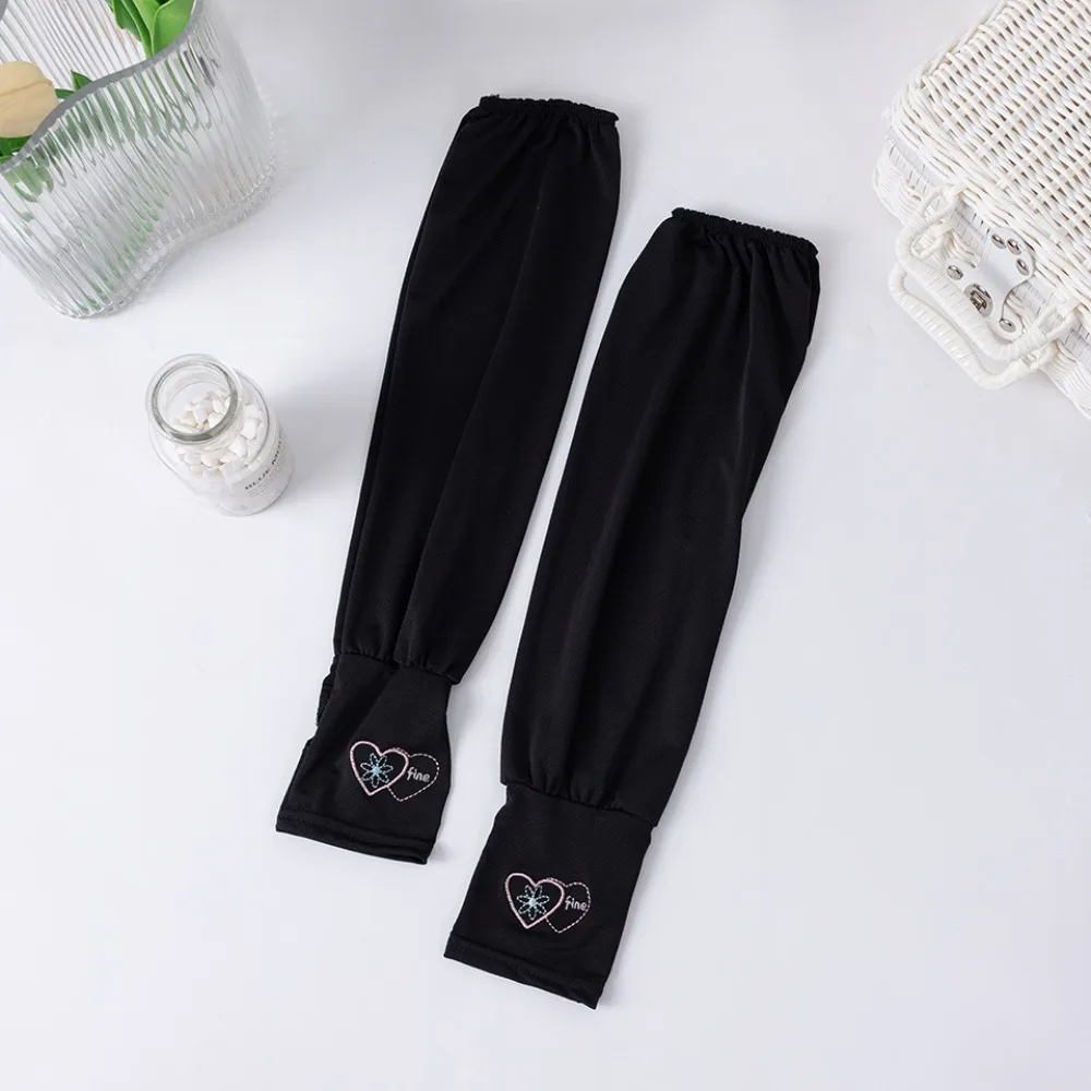 Lace Ice Sleeves Hot Sale Breathable Highly Elastic Arm Cover Anti-UV Loose Sunscreen Arm Sleeves Summer