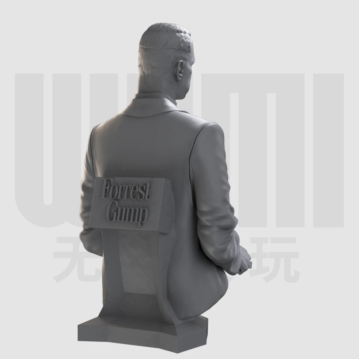 Busto de resina blanca, modelo de figura GK, 1/10