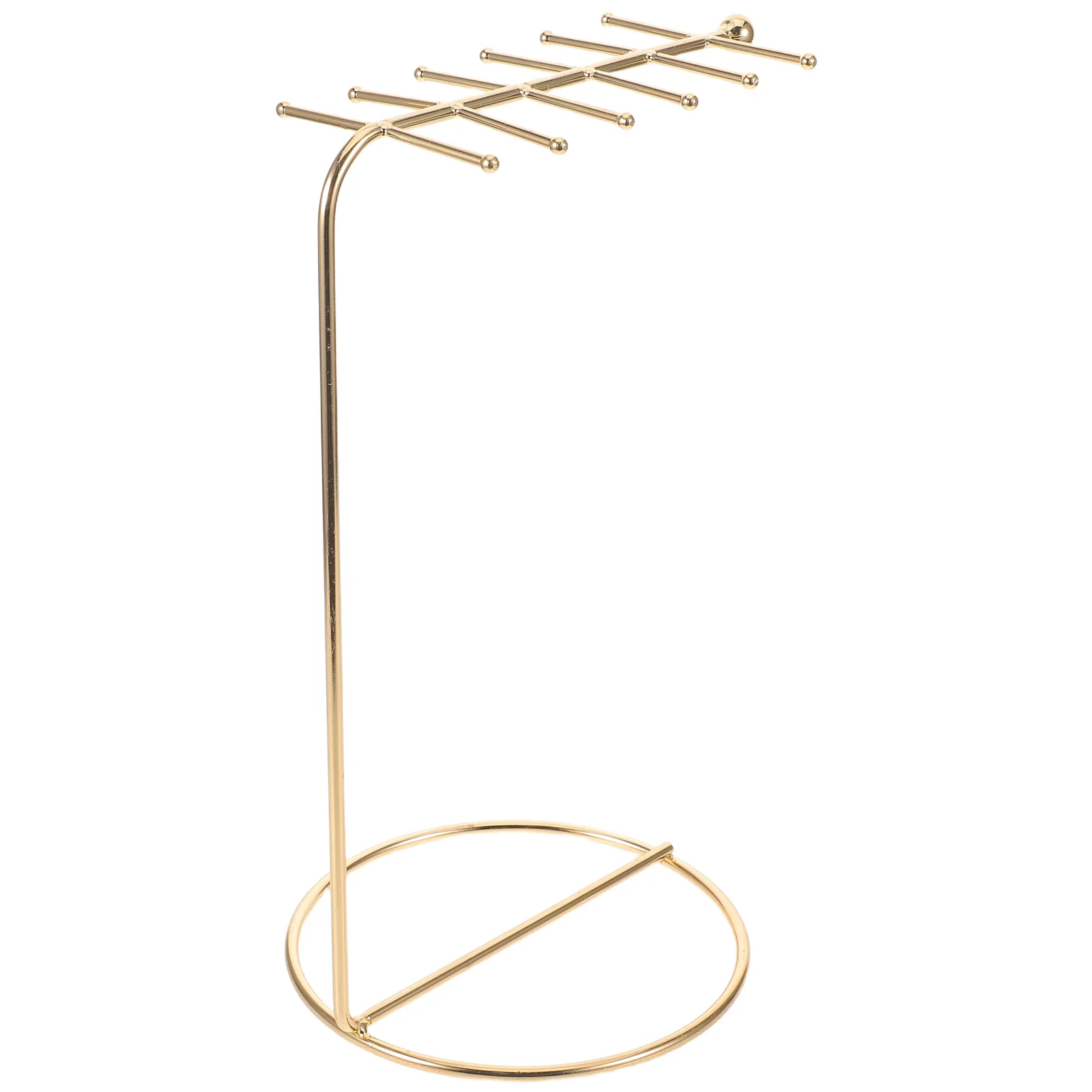 

Metal Jewelry Display Rack Space-Saving Necklace Holder for Earrings Necklaces Bracelets Keychains Organizer Jewelry Holder