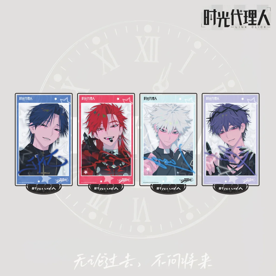New Link Click Acrylic Stand Keychain Figure Cheng Xiaoshi Lu Guang Qiao Ling 15cm Anime Desktop Ornament Collectible Decor Gift