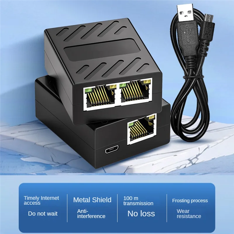 Сетевой кабель Ethernet от 1 до 2, сетевой разветвитель RJ45, 100 м, соединительный удлинитель, адаптер для компьютерного маршрутизатора, кабель-Y18A