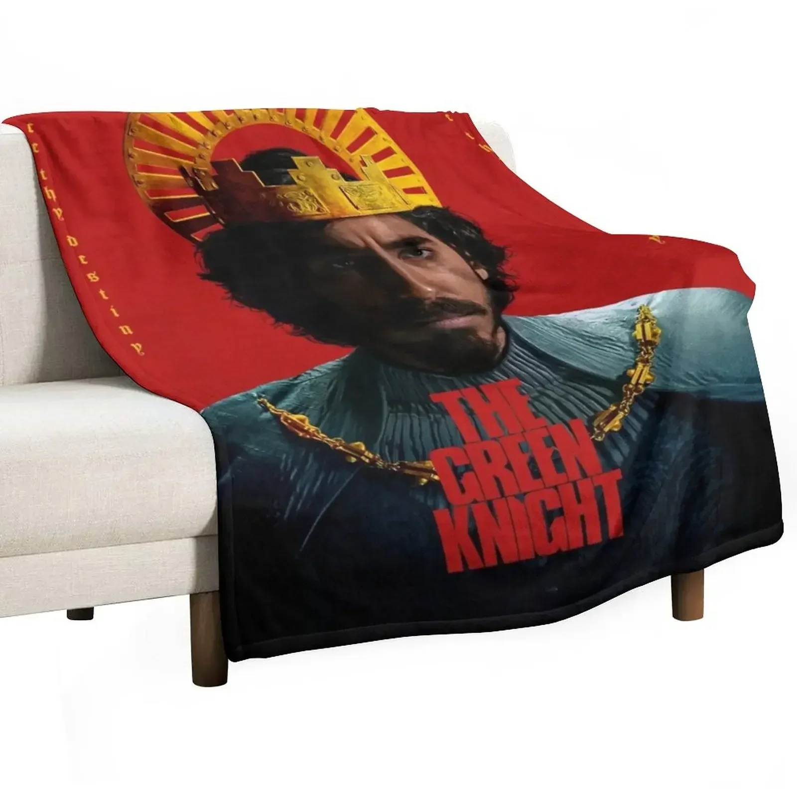 

The green knight Throw Blanket Picnic halloween christmas gifts Blankets For Sofas Blankets