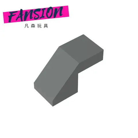 100g/238PCS 28192 슬로프 2x1 스터드 블록 Moc 없이 컷아웃 포함 벽돌 DIY 어린이 장난감 조립과 호환 가능