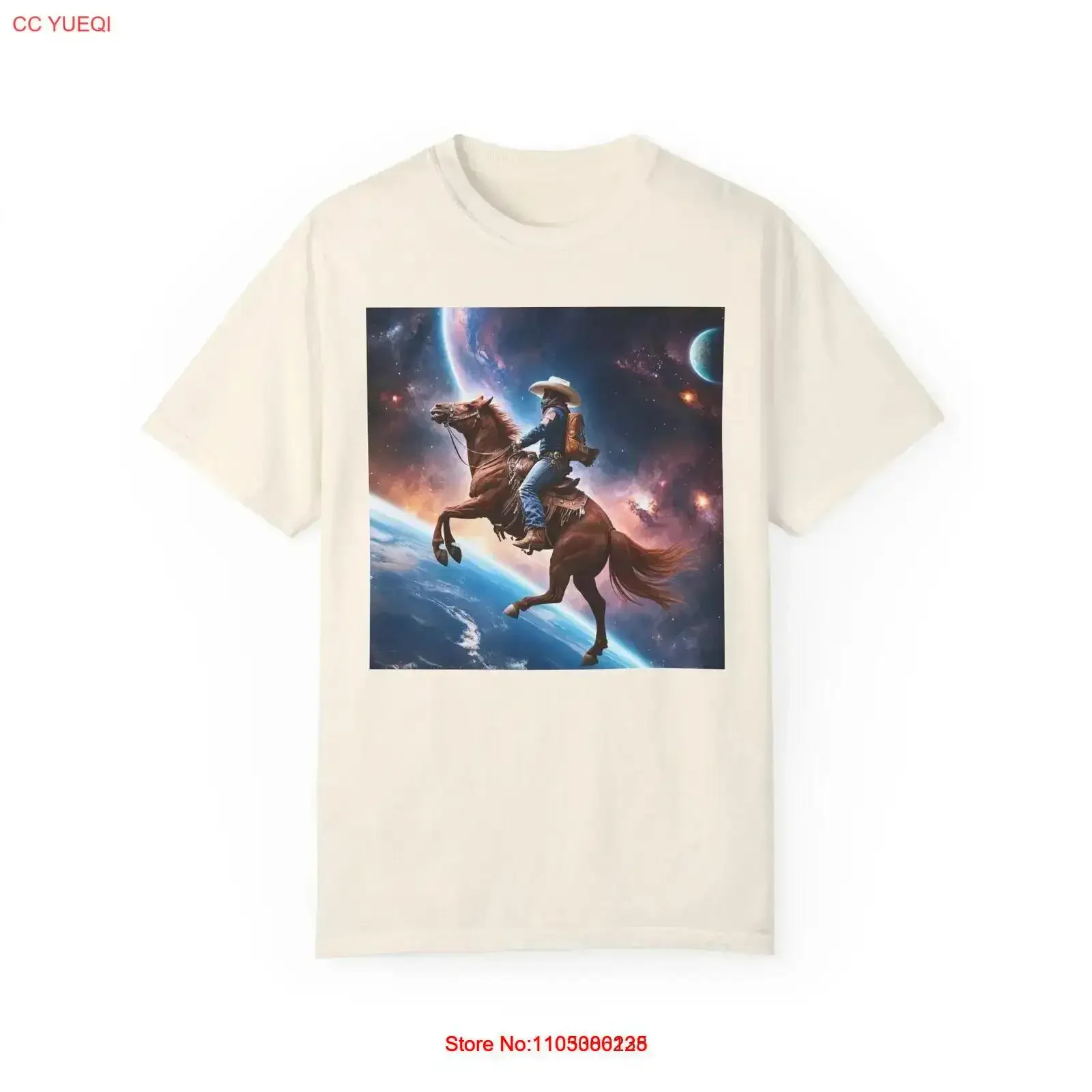 

Футболка Alien Cowboy Space Ridin the Galaxy, новая мужская футболка с рисунком, винтажная, растянутая, повседневная, универсальная, удобная