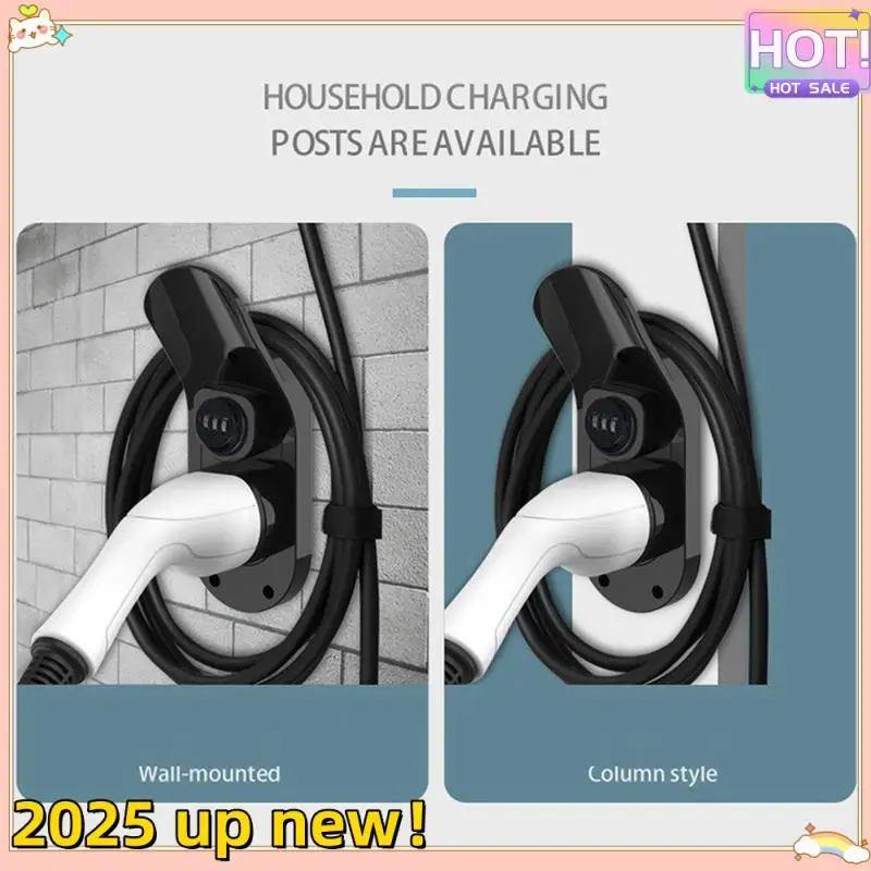 

Superior Quality-For Type 2 Connector EU Plug Forelectric Car Charging Head Socket Wall Mount Bracket EV Charger Cable Holder