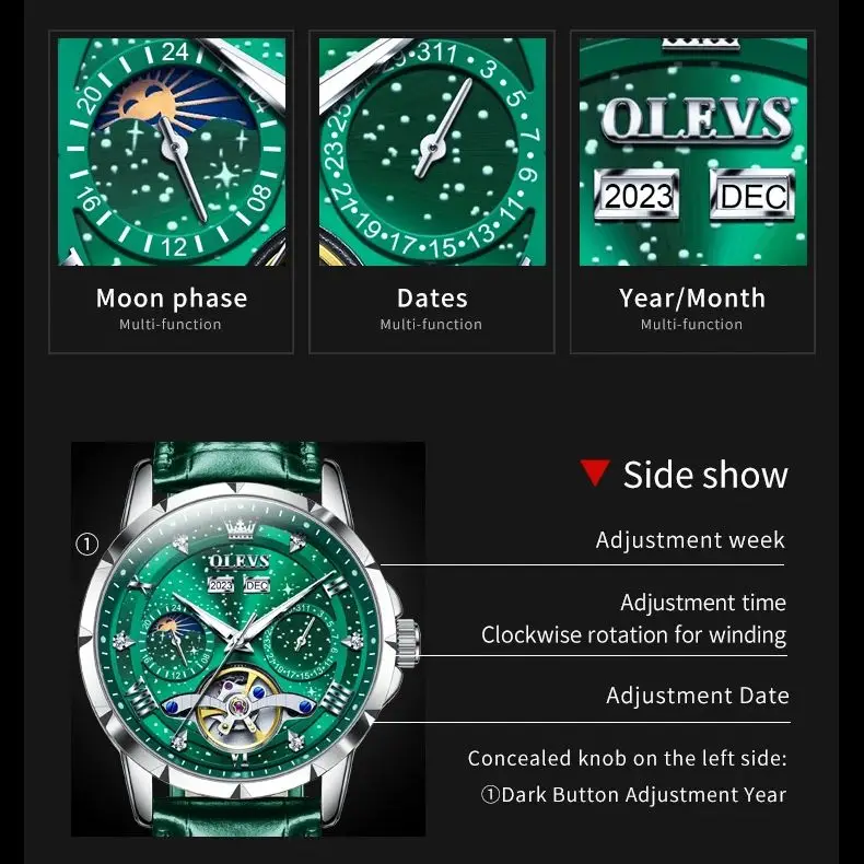 Men's Luxury Automatic Watch 40mm