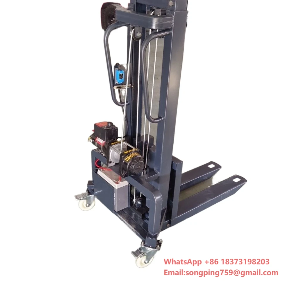 

Small Loader Electric Forklift Portable Cargo Equipment Handling Loading and Unloading Lifting Platform